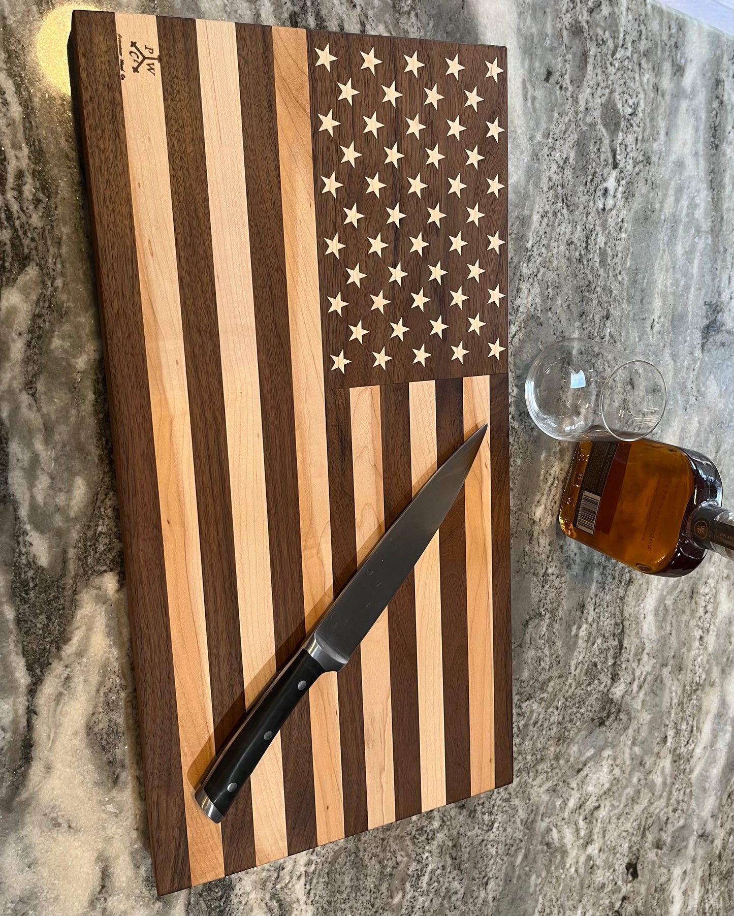 American Flag Cutting Board