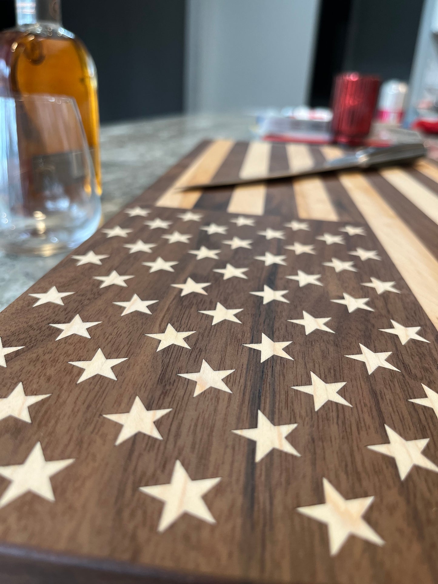American Flag Cutting Board