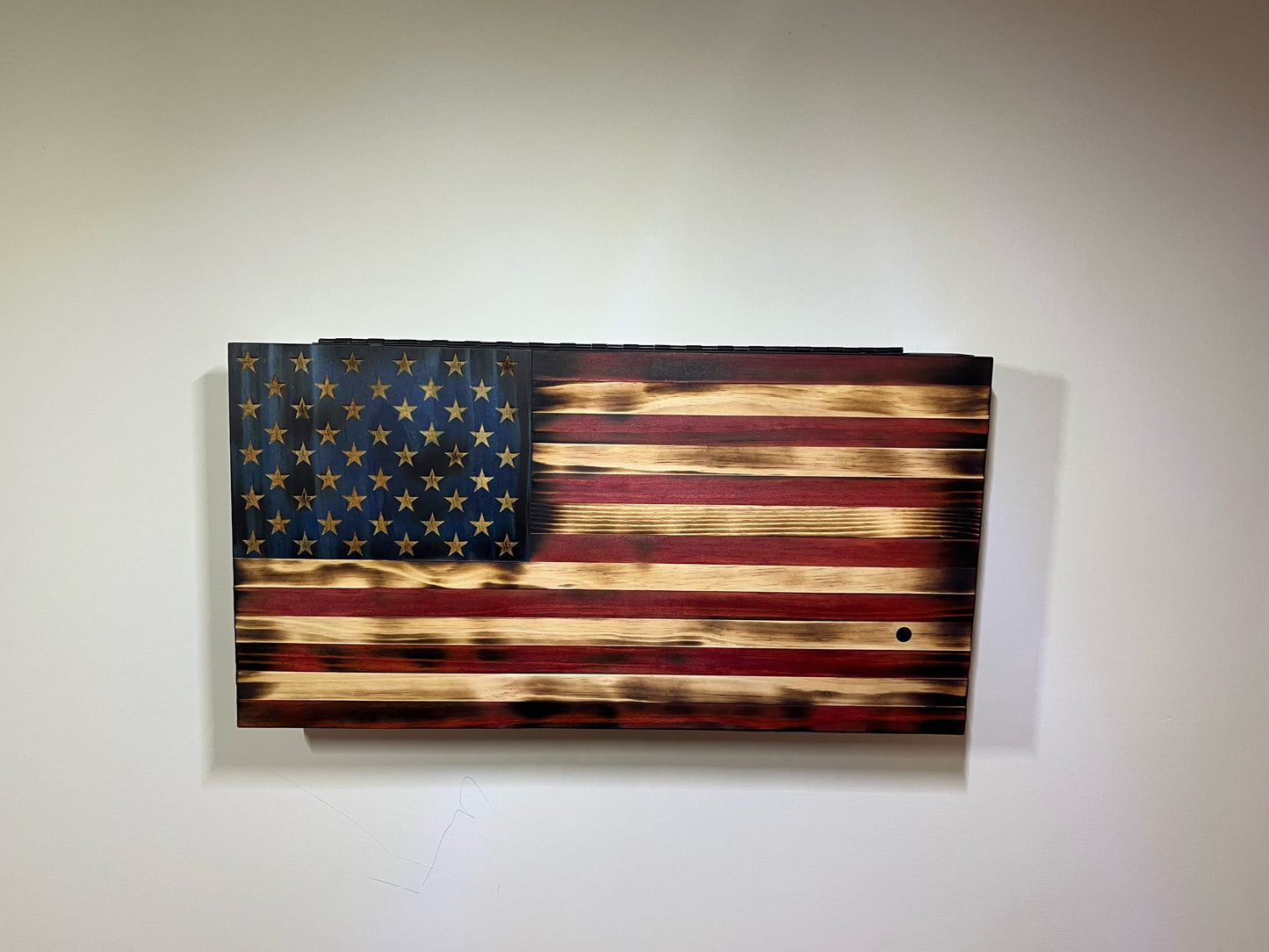 Concealed gun case with American Flag