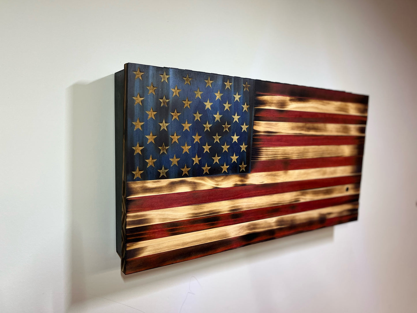 Concealed gun case with American Flag