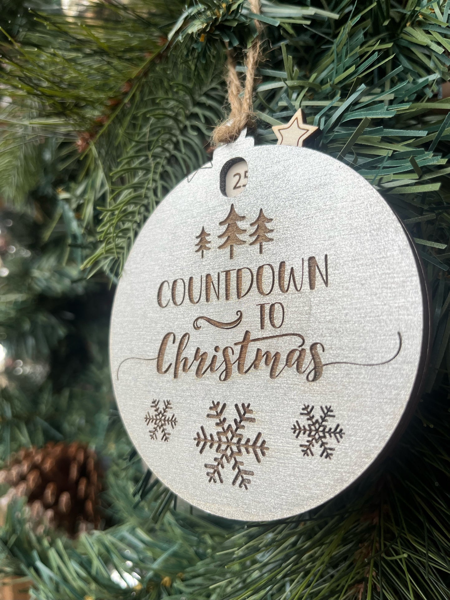 Christmas Holiday Countdown Timer Ornament