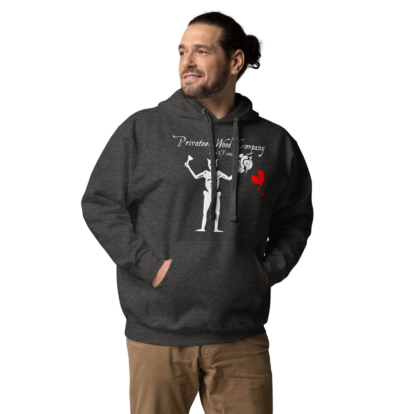 Blackbeard's Wood Company Hoodie soft nautical ship theme