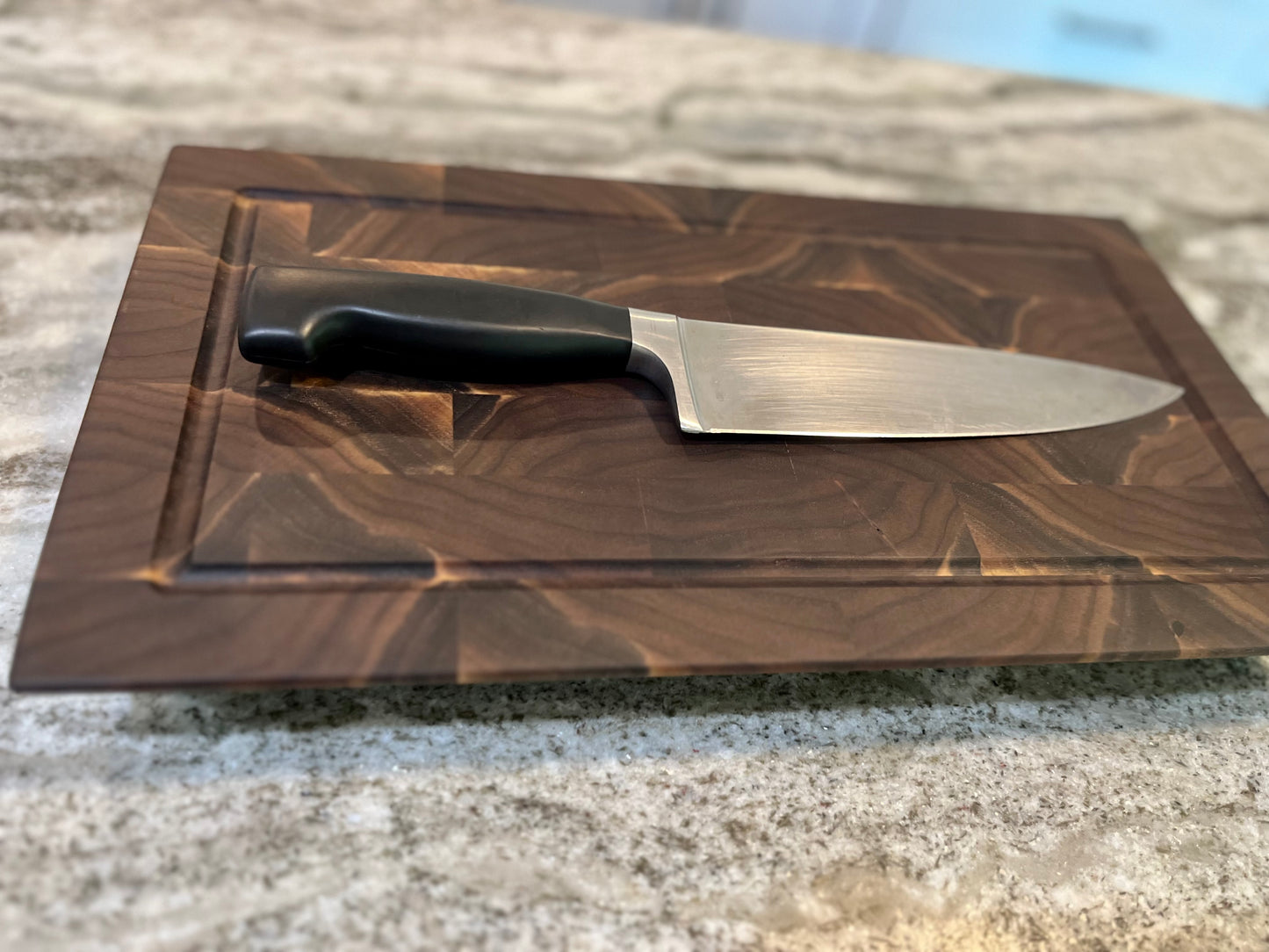 Small End Grain Walnut Cutting and Serving Board