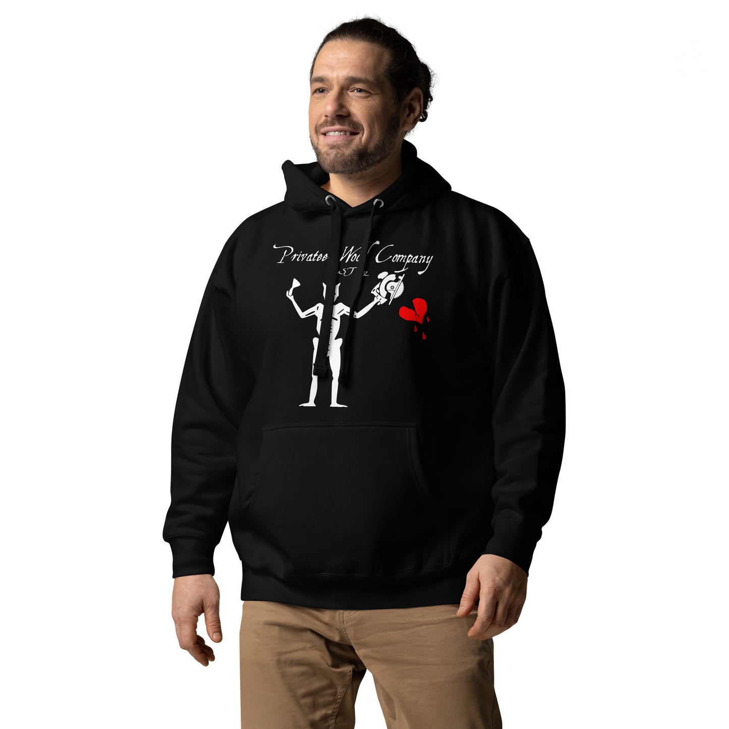 Blackbeard's Wood Company Hoodie soft nautical ship theme