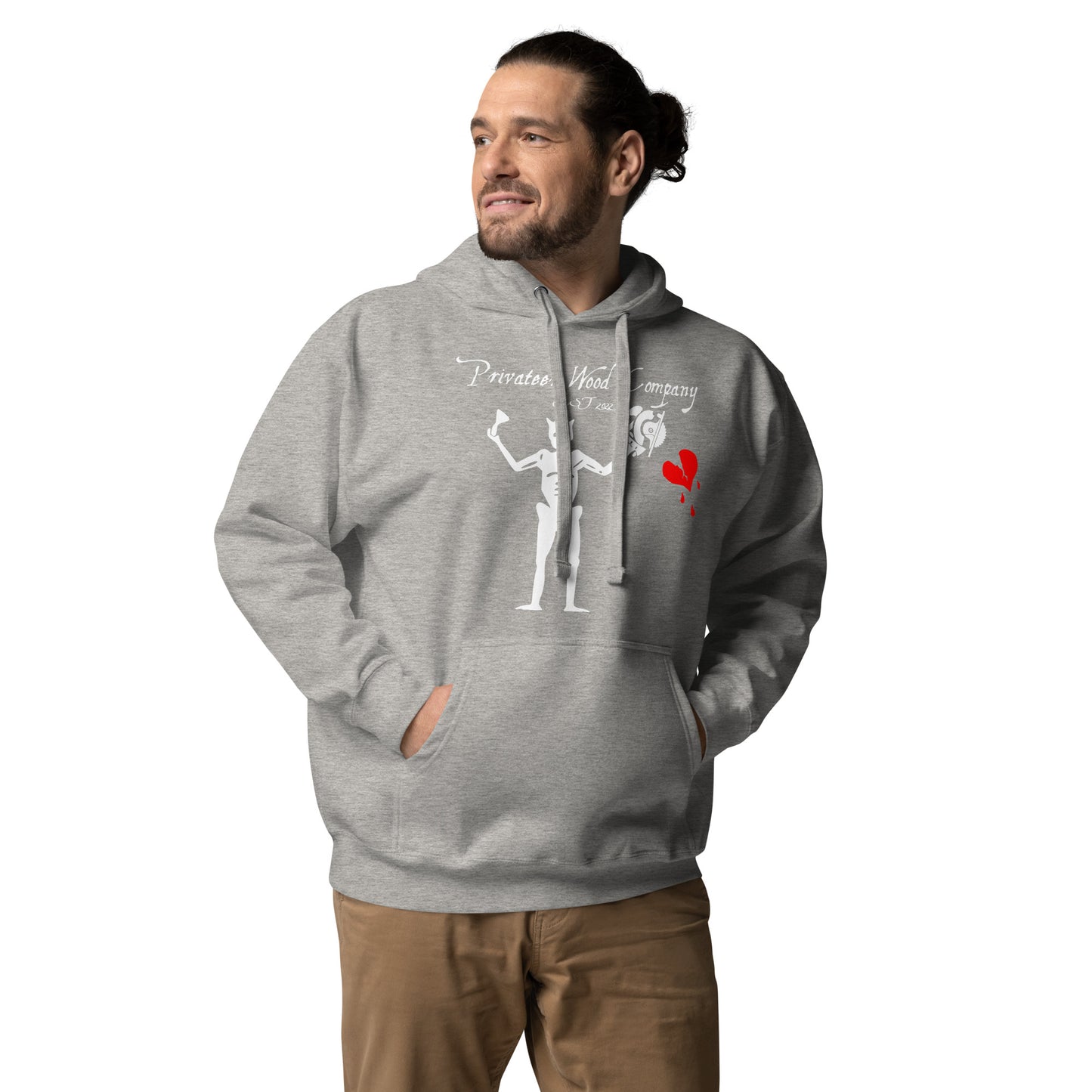 Blackbeard's Wood Company Hoodie soft nautical ship theme