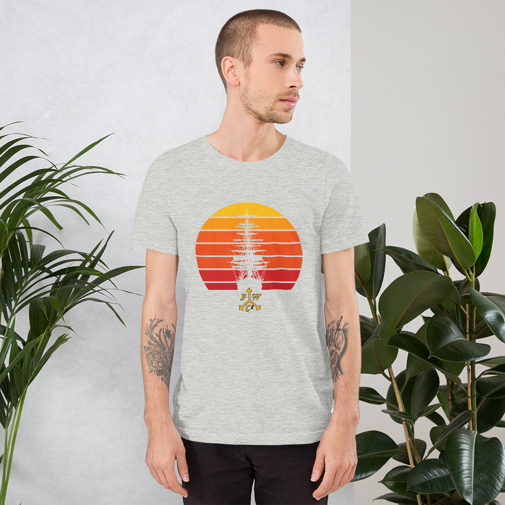 Ship at Sunset T-Shirt