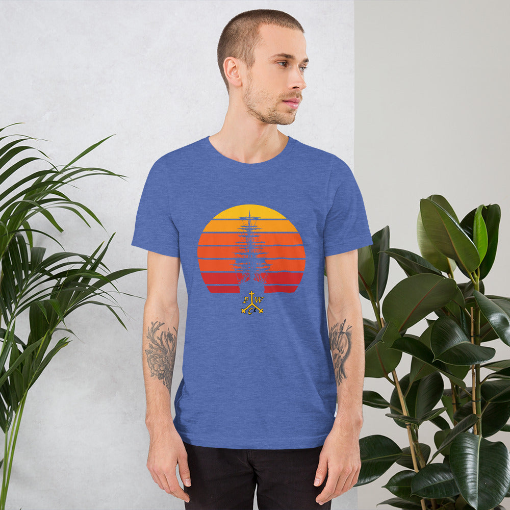 Ship at Sunset T-Shirt